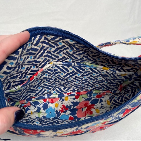 Vera Bradley Hobo Crossbody Floral Bag 8”Hx11”W - Picture 6 of 9